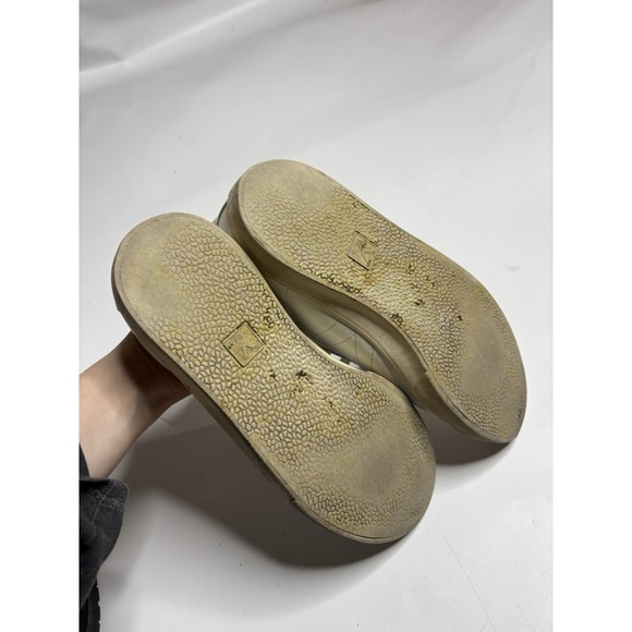 VEJA Sneakers Women 9 EU 40 White Vegan Leather Shoe Lace Up Low Cut Logo Esplar - Picture 5 of 9